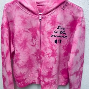 COPY - Justice children’s tie dye hoodie girls size 14/16
